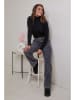 Soft Cashmere Rollkragenpullover in Schwarz