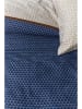 Beddinghouse Satijnen beddengoedset "Tokyo" beige/donkerblauw