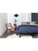 Beddinghouse Satin-Bettwäsche-Set ''Tokyo'' in Beige/ Dunkelblau