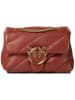 Pinko Leren schoudertas lichtbruin - (B)22 x (H)15 x (D)10 cm