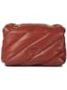Pinko Leder-Umhängetasche in Hellbraun - (B)22 x (H)15 x (T)10 cm