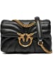 Pinko Leder-Umhängetasche in Schwarz - (B)23 x (H)15 x (T)7 cm