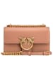 Pinko Leren schoudertas lichtroze - (B)21 x (H)13 x (D)6 cm