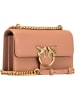 Pinko Leren schoudertas lichtroze - (B)21 x (H)13 x (D)6 cm