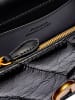 Pinko Leder-Umhängetasche in Schwarz - (B)21 x (H)12 x (T)6 cm