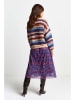 Rich & Royal Pullover in Beige/ Blau/ Bordeaux
