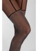 camano Strumpfhosen in Schwarz/ Silber - DEN 40
