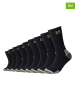 camano 9er-Set: Socken in Schwarz