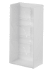 Yamazaki Organizer ''Tower'' w kolorze białym do kosmetyków - 12 x 25 x 7,7 cm
