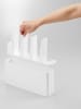 Yamazaki Stojak ''Tower'' w kolorze białym na przybory kuchenne - 30 x 14,3 x 6,8 cm