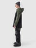4F Softshelljacke in Khaki/ Schwarz