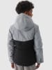 4F Ski-/ Snowboardjacke in Schwarz/ Grau