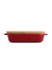 KitchenAid 2tlg. Set: Auflaufform in Rot - 1,9 l