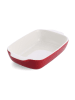 KitchenAid 2tlg. Set: Auflaufform in Rot - (B)31 x (H)18,5 x (T)6 cm