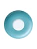 Thomas Cappuchinoschotels turquoise/wit - Ø 16,5 cm