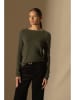 Perfect Cashmere Kaschmir-Pullover "Whitney" in Dunkelgrün