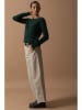 Perfect Cashmere Kasjmieren trui "Wilma" donkergroen