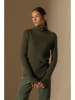 Perfect Cashmere Kaschmir-Rollkragenpullover "Tracy" in Khaki