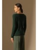 Perfect Cashmere Kasjmieren trui "Shannon" donkergroen