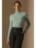 Perfect Cashmere Kaszmirowy golf "Ashley" w kolorze miętowym