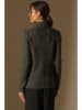 Perfect Cashmere Kasjmieren coltrui "Willow" zwart/wit