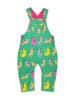 Toby Tiger Latzhose in Grün/ Bunt