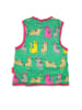 Toby Tiger Omkeerbare bodywarmer crème/groen/meerkleurig
