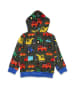 Toby Tiger Bluza w kolorze antracytowym ze wzorem