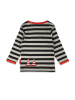 Toby Tiger Longsleeve in Schwarz/ Grau