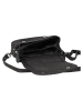 SPARWELL Leren schoudertas "Allen" zwart - (B)24 x (H)18 x (D)9 cm