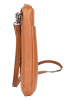 SPARWELL Leder-Handytasche "Offbeat Oda" in Hellbraun - (B)11 x (H)19 x (T)2 cm