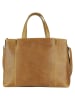 SPARWELL Leren handtas "Kreative Kennedy" lichtbruin - (B)36 x (H)27 x (D)13 cm