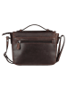 SPARWELL Leder-Umhängetasche "Kreative Kendall" in Braun - (B)21 x (H)16 x (T)5 cm