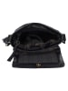 WEZBEY Leder-Umhängetasche "Adrian" in Schwarz - (B)20 x (H)25 x (T)5,5 cm