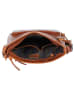 SPARWELL Leren schoudertas "Adrian" lichtbruin - (B)25 x (H)28 x (D)5 cm