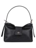 Bellicci Leder-Schultertasche "Venetia" in Schwarz - (B)28 x (H)18 x (T)7 cm