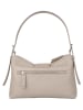 Bellicci Leder-Schultertasche "Venetia" in Beige - (B)28 x (H)18 x (T)7 cm