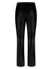 Salt and Pepper Kunstlederleggings in Schwarz