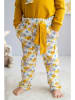 Percy Jay Sweatbroek geel/wit
