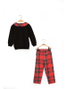 Percy Jay 2tlg. Outfit in Schwarz/ Rot