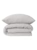 Schiesser Mousseline beddengoedset "Molly" lichtgrijs