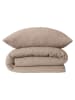 Schiesser Mousseline beddengoedset "Molly" taupe