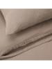 Schiesser Mousseline beddengoedset "Molly" taupe