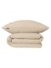 Schiesser Seersucker beddengoedset "Laura" taupe