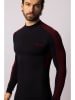 Spaio Thermolongsleeve "Fierce" in Schwarz/ Rot