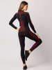 Spaio Thermoleggings "Fierce" in Schwarz/ Rot
