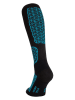 Spaio Skarpety funkcyjne "Breeze" w kolorze czarno-turkusowym