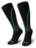 Spaio Ski-/snowboardkniekousen "Thermo-Evo" zwart/groen