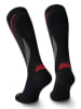 Spaio Ski-/Snowboardkniestrümpfe "Thermo-Evo" in Schwarz/ Rot