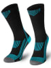 Spaio Trekkingsocken "Tactical" in Schwarz/ Türkis/ Grau